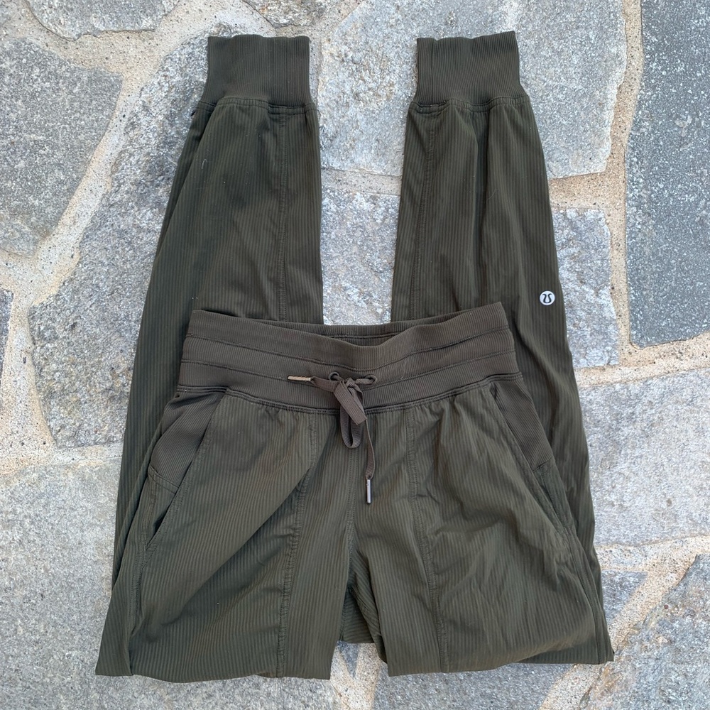 Lululemon Athletica Olive Green Dance Studio Joggers